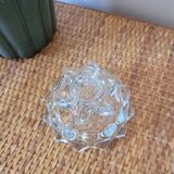 Glass candle holder with star base no. 2