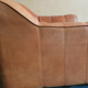 De Sede model DS44 patinated buffalo leather lounge chair and ottoman, 1970s
