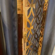 Vintage copper screen panel, sculpted, 1970s/80s, metallic color