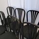 Chaise de salle à manger vintage stol kamnik noire : style yougoslave des années 1970