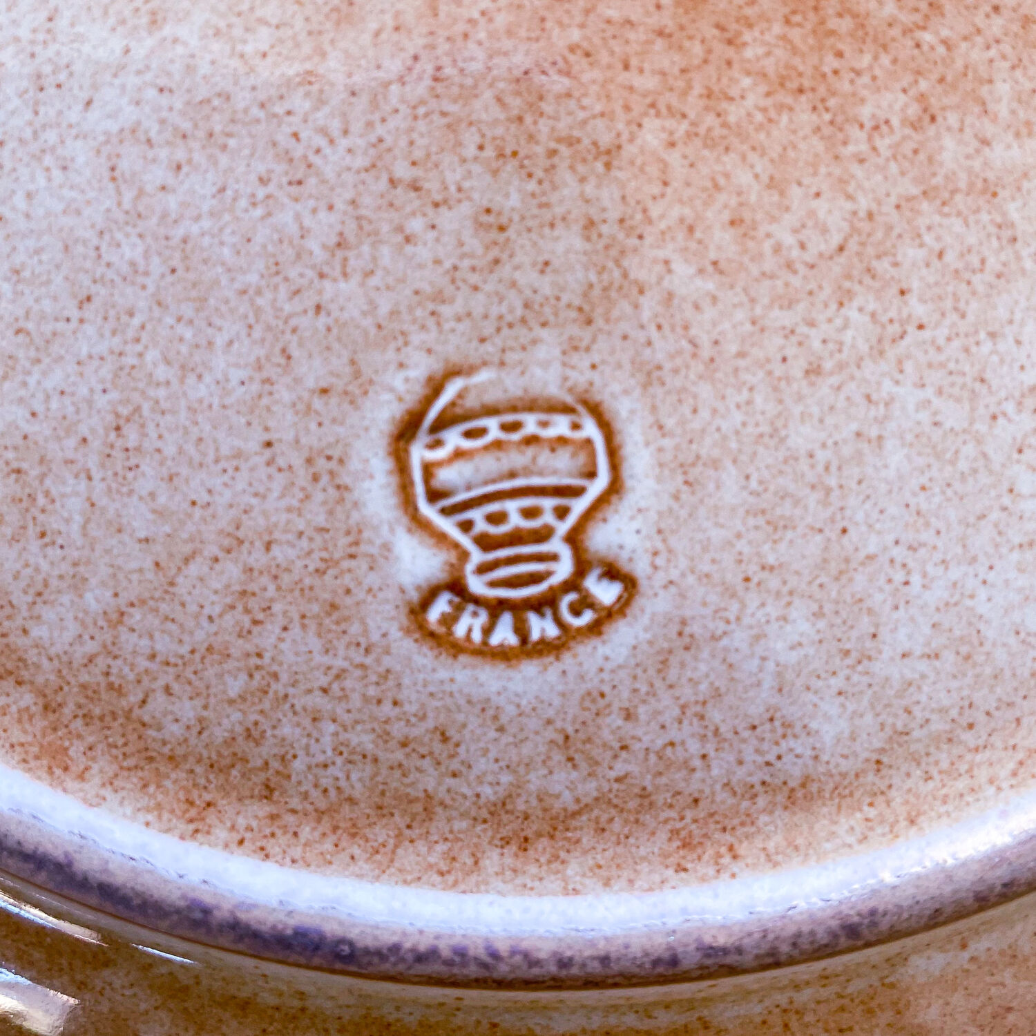 Stoneware dessert service