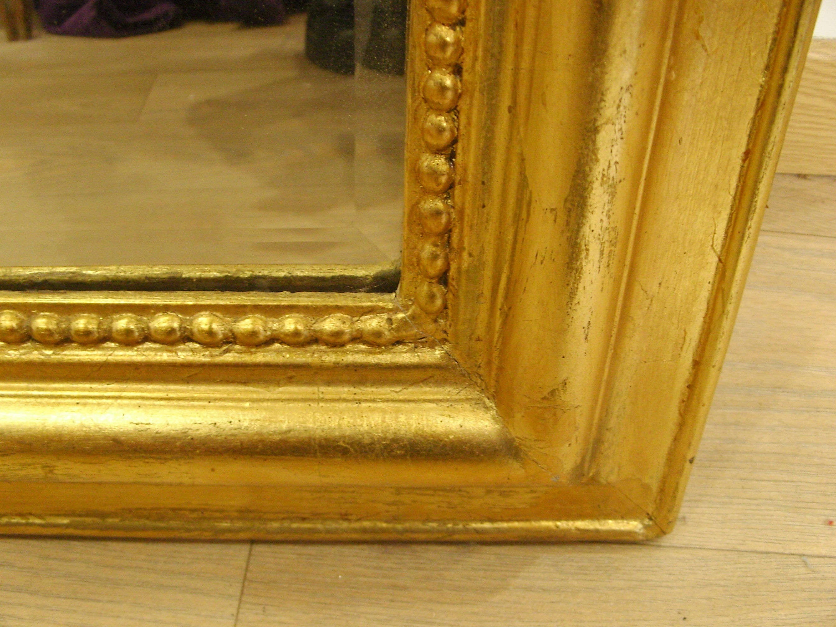 Mirror Louis Philippe gilded 100 cm