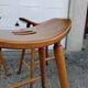 Vintage oak bar stool