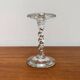 Chandelier vintage en verre torsadé, années 1970
