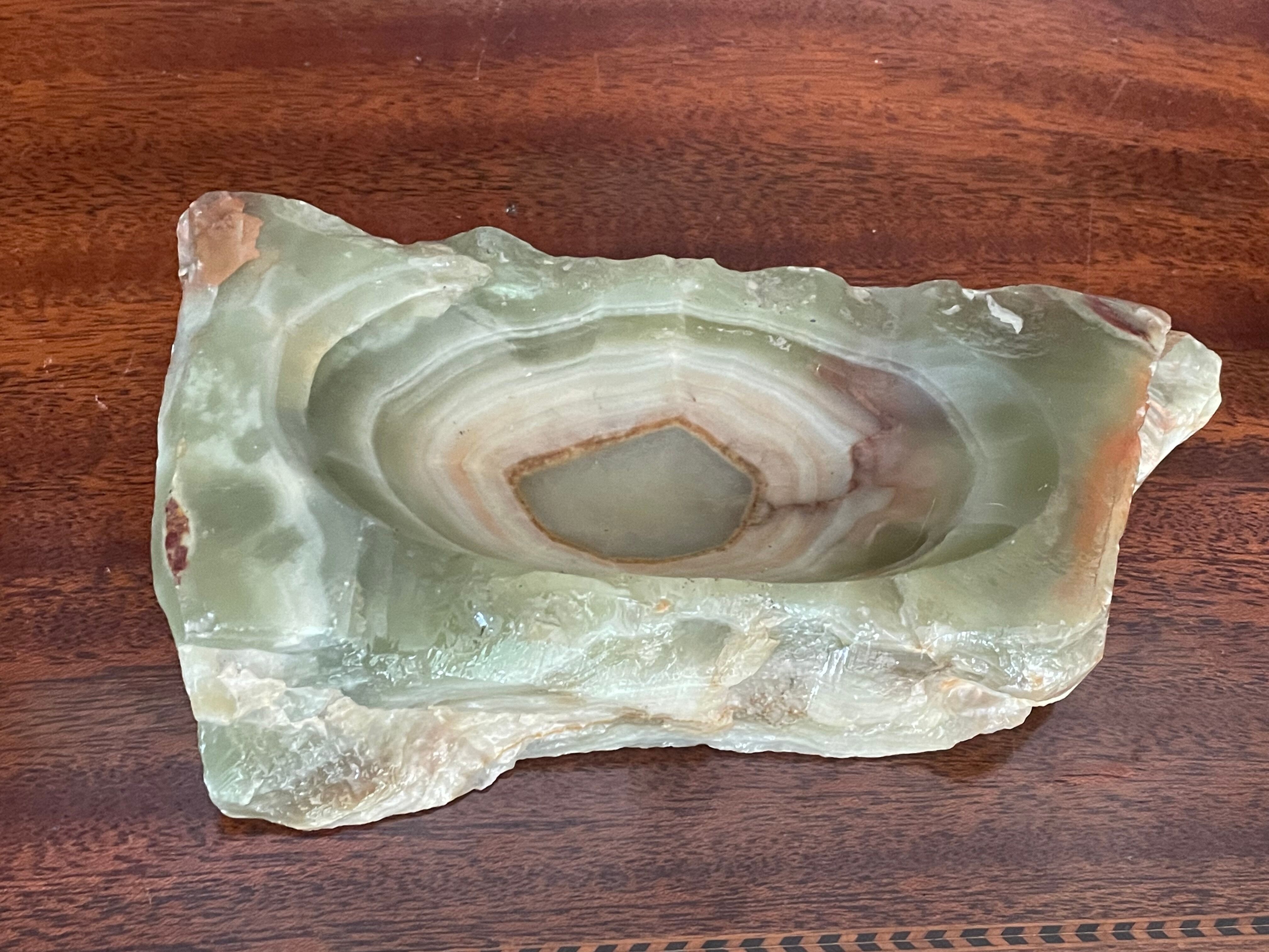 Vintage agate ashtray