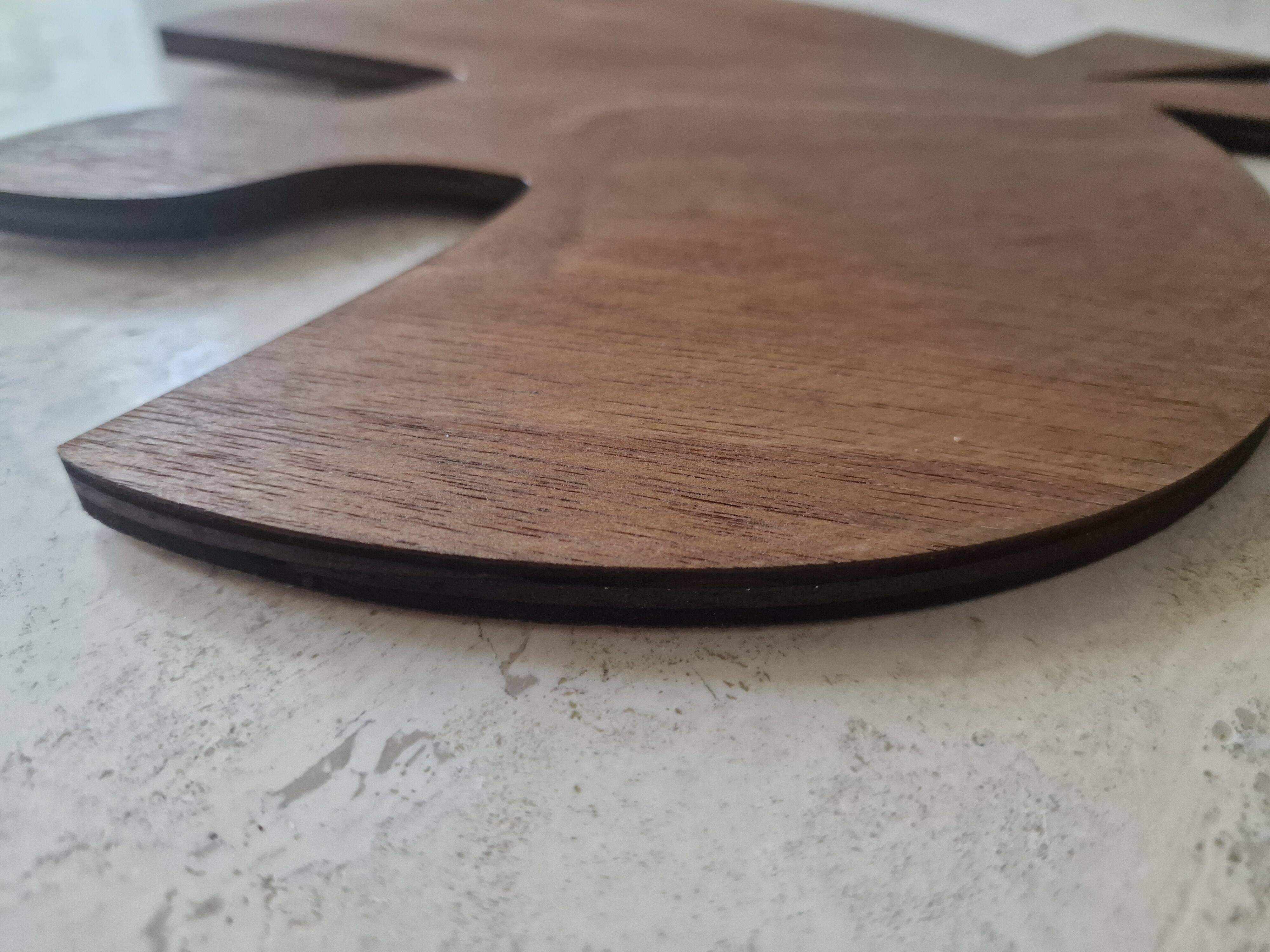 Wooden bird trio for wall decoration