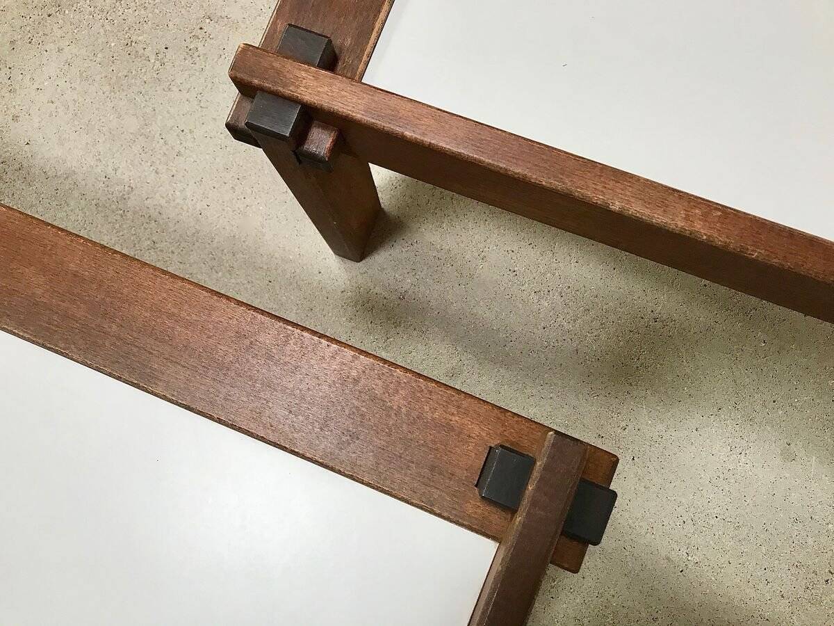 Brutalist Farmer Side Tables  by Gerd Lange for Bofinger, Germany 1960s