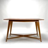 Wooden Coffee Table in the style of Gio Ponti, Italy, 1950s