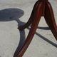 Small side table with an oval top in English style.