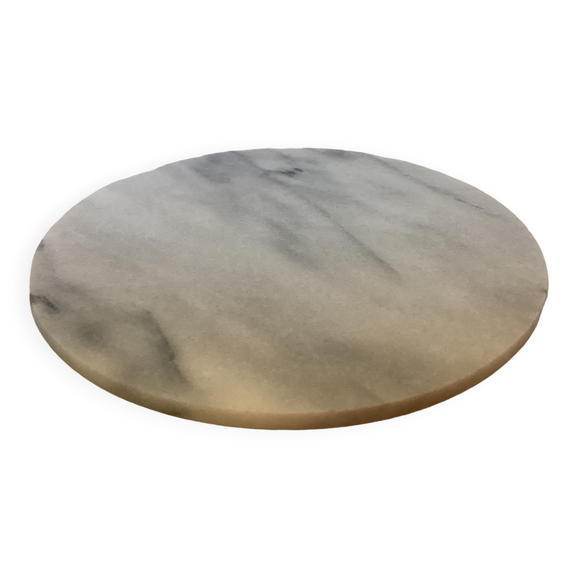 White grey marble trivet