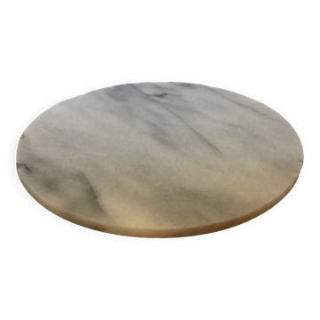 White grey marble trivet