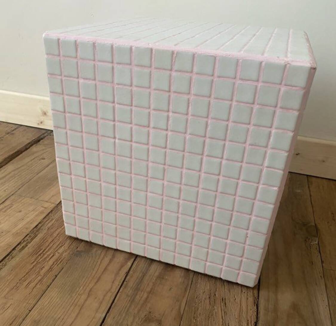 Italian ceramic cube