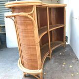 Vintage rattan bar