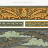 Poster “Animals in Decoration”, after an Art Nouveau lithograph