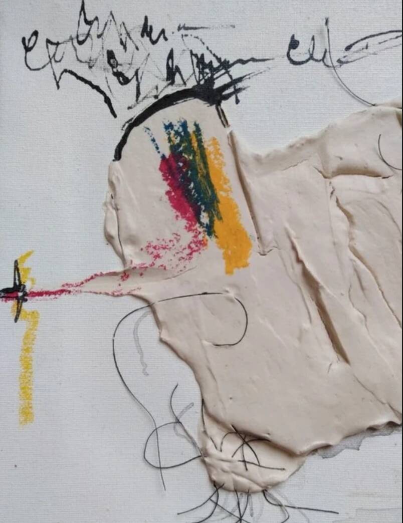 Tableau original "éléphant" de Maureen Lasne