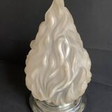 Lampe ou plafonnier grand globe flamme Art Deco, 1920