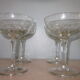 Lot de 10 coupes a champagne ancienne en verre taillè