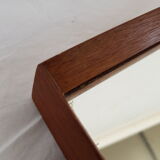 Teak mirror by Aksel Kjersgaard Denmark 1960