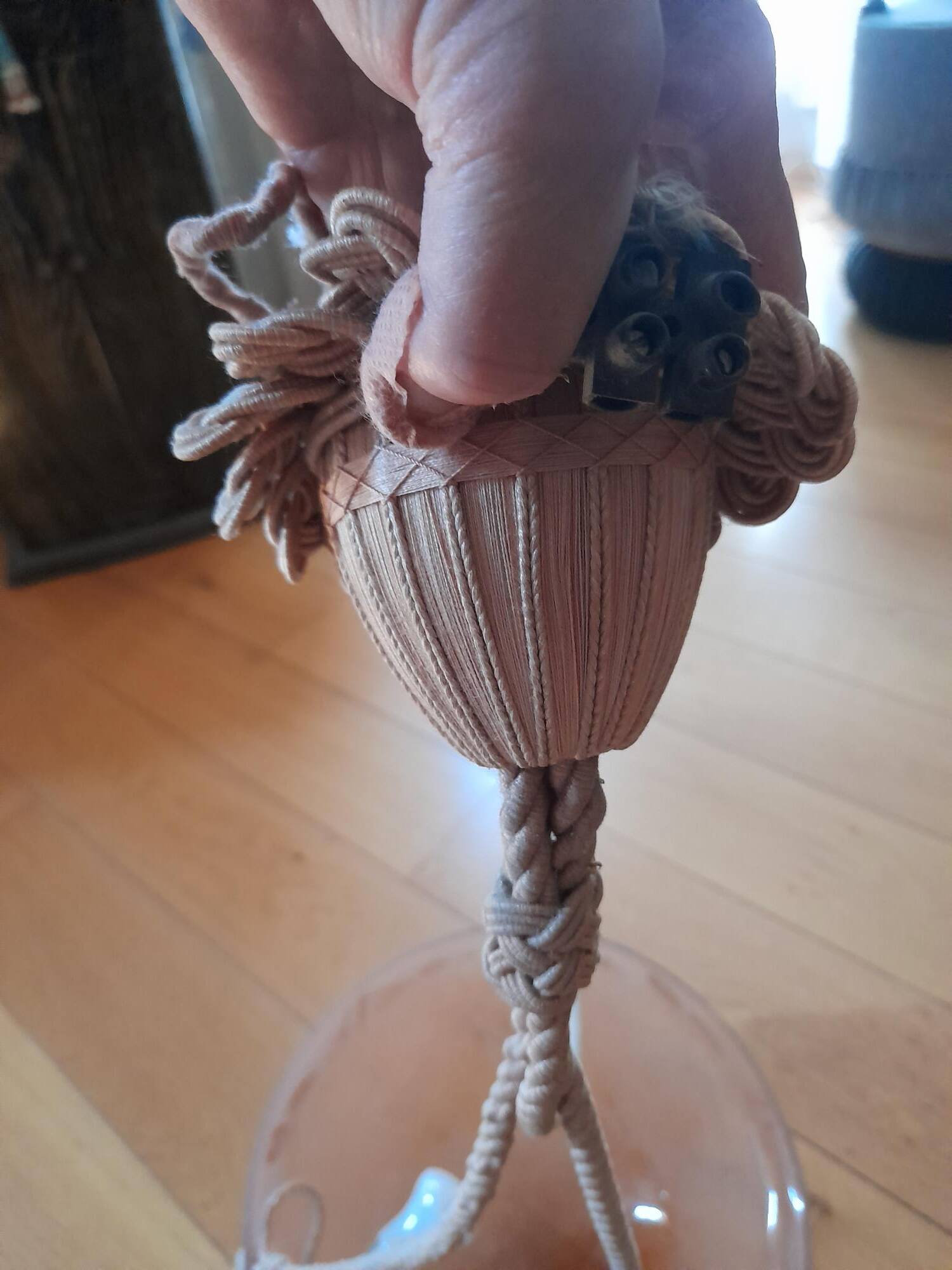 Glass paste lustre signed Deveau