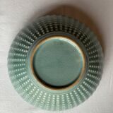Superb Korean celadon flat soup tureen with its lid