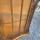 Art Deco display cabinet in walnut from the 1930s.