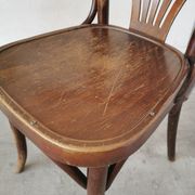 Vintage Bentwood Dining Chair: Mid-Century Thonet Style Armchair