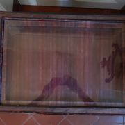 Bali furniture (sideboard) in polychromed banana leaves 54 x 91 x 38 cm