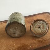Glazed stoneware tobacco pot