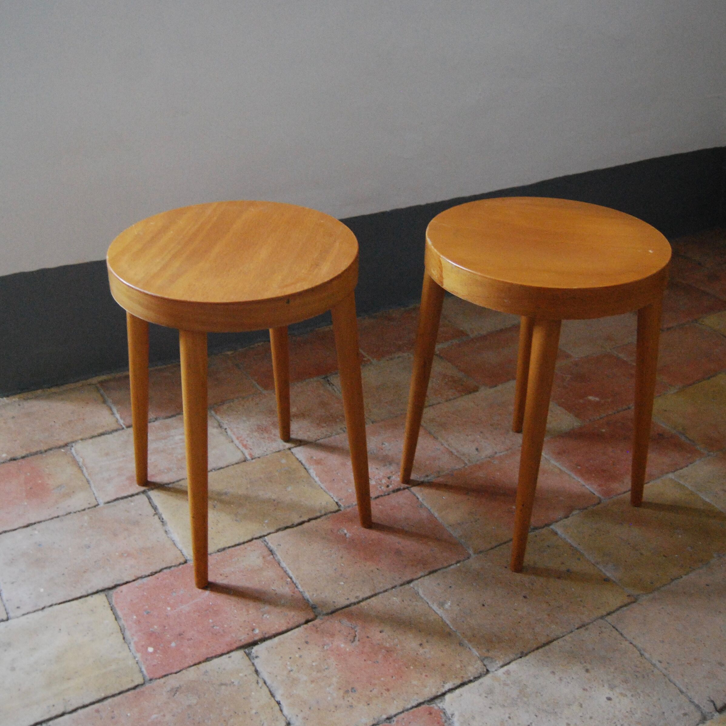 Baumann wooden stool