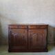 Rustic antique oak sideboard with 2 doors