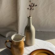 Carafe en céramique jaune Grès Kilt 1 litre H17
