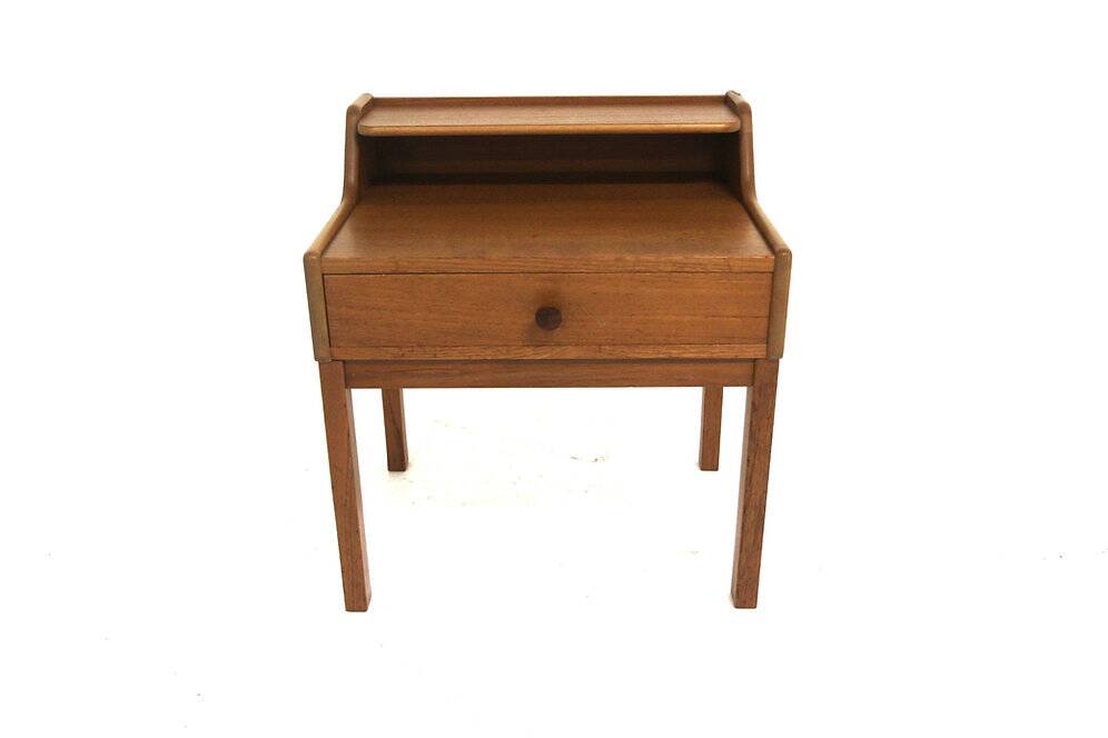 Scandinavian teak bedside table, Sweden, 1960s