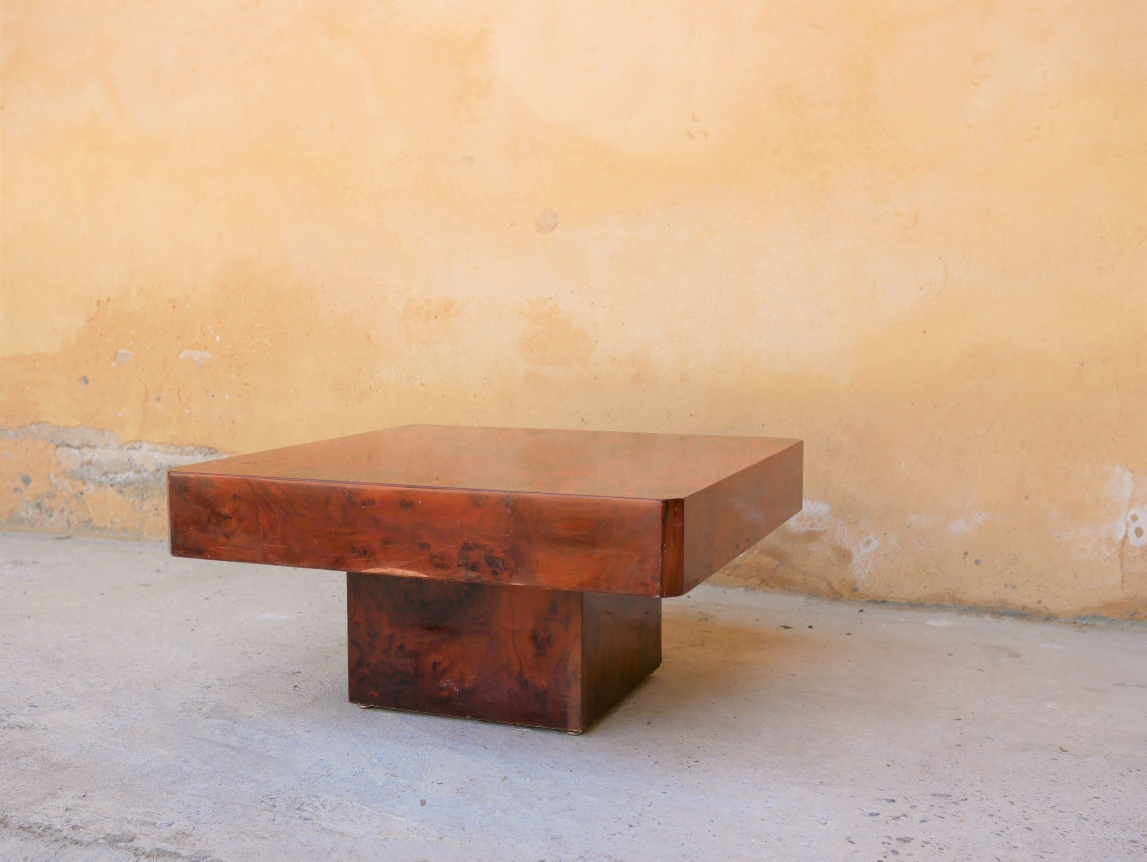 Table basse vintage en palissandre