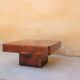 Table basse vintage en palissandre