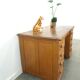 Old oak notary office with drawers, desk