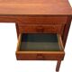 Vintage Danish teak compact Domino Mobler desk, 1960s