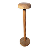 Vintage turned wooden hat rack