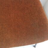 4 chairs vintage metal and fabric structure