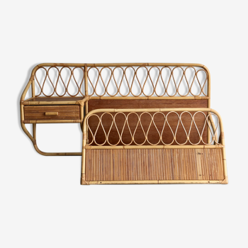 Rattan bed