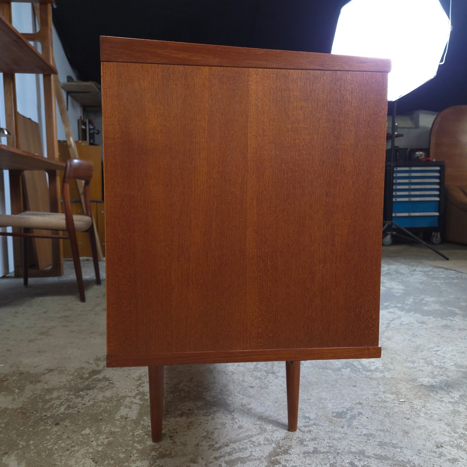 Müsterring Möbel, vintage 1960s teak sideboard 243cm!