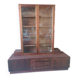 Scandinavian sideboard with display cabinet