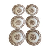 Assiettes verre opale