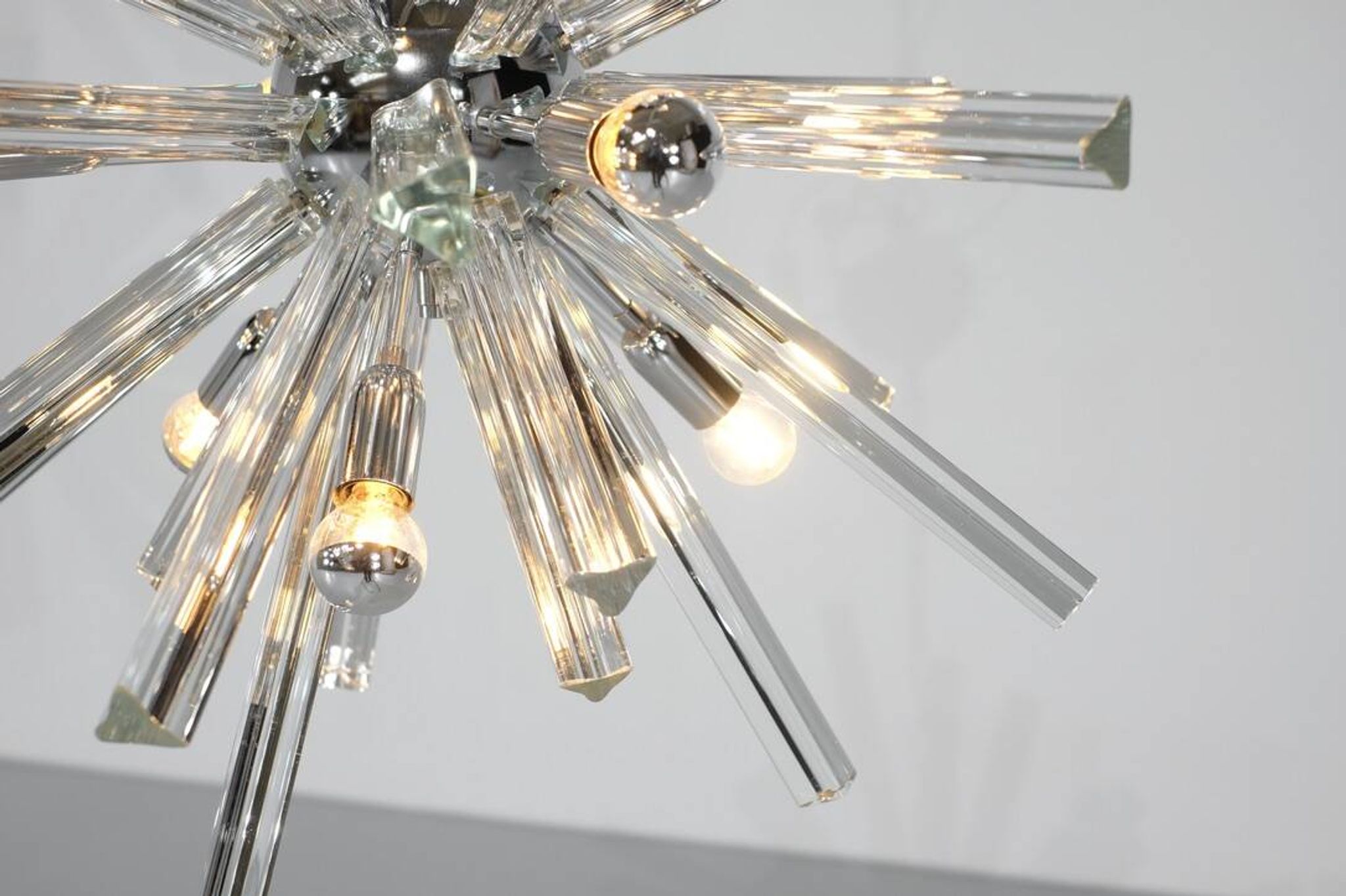 Murano glass Sputnik pendant light, Italy.
