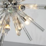 Suspension Sputnik en verre de Murano, Italie.