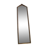 70s foot mirror in gilded wood 110 x 27 cms