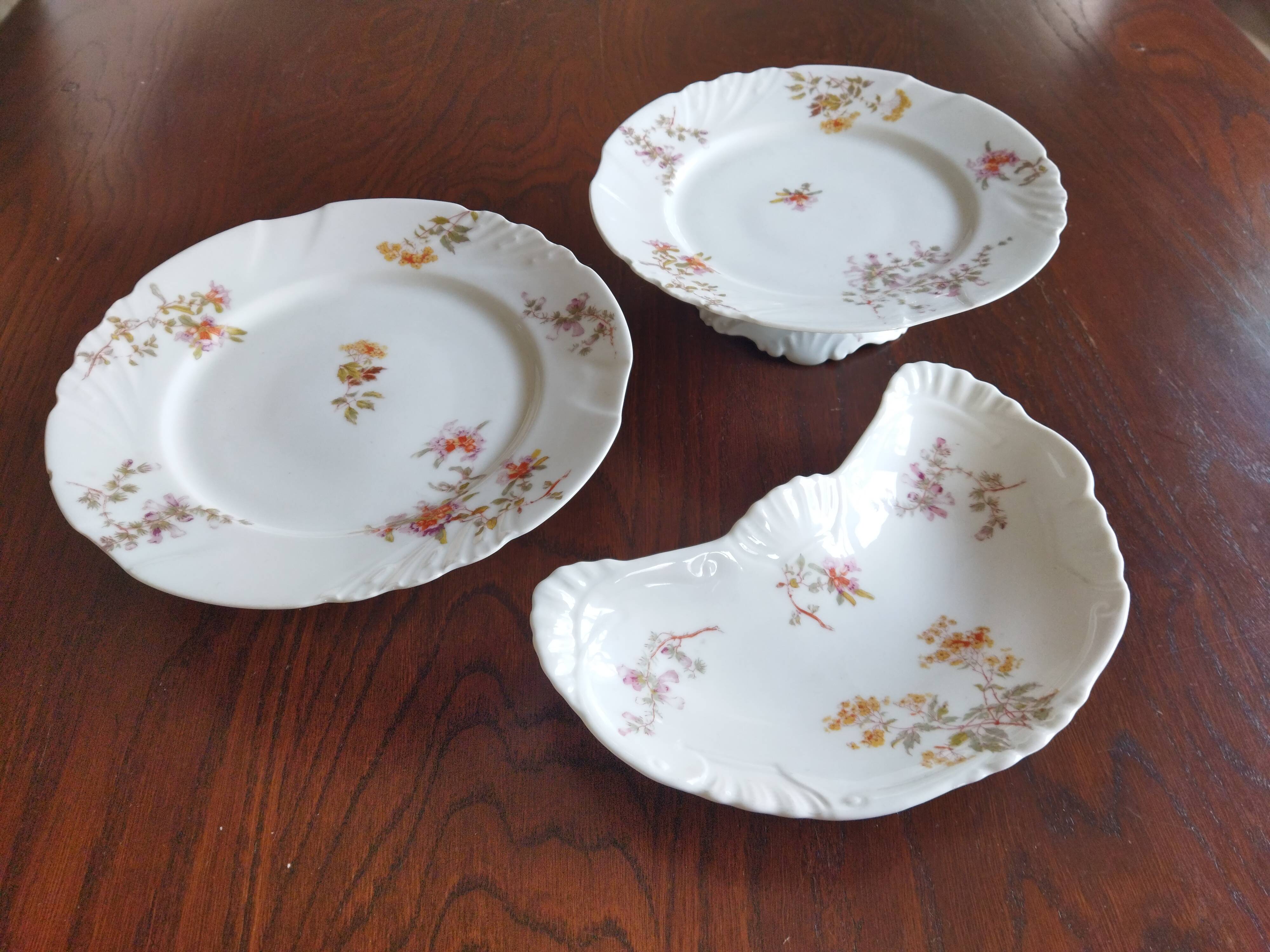 Porcelain mignardise service by Jean Pouyat (ca. 1900) Limoges