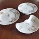 Service of petits fours in porcelain Jean Pouyat (circa 1900) Limoges
