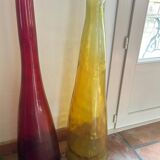 set of 3 glass bottles
