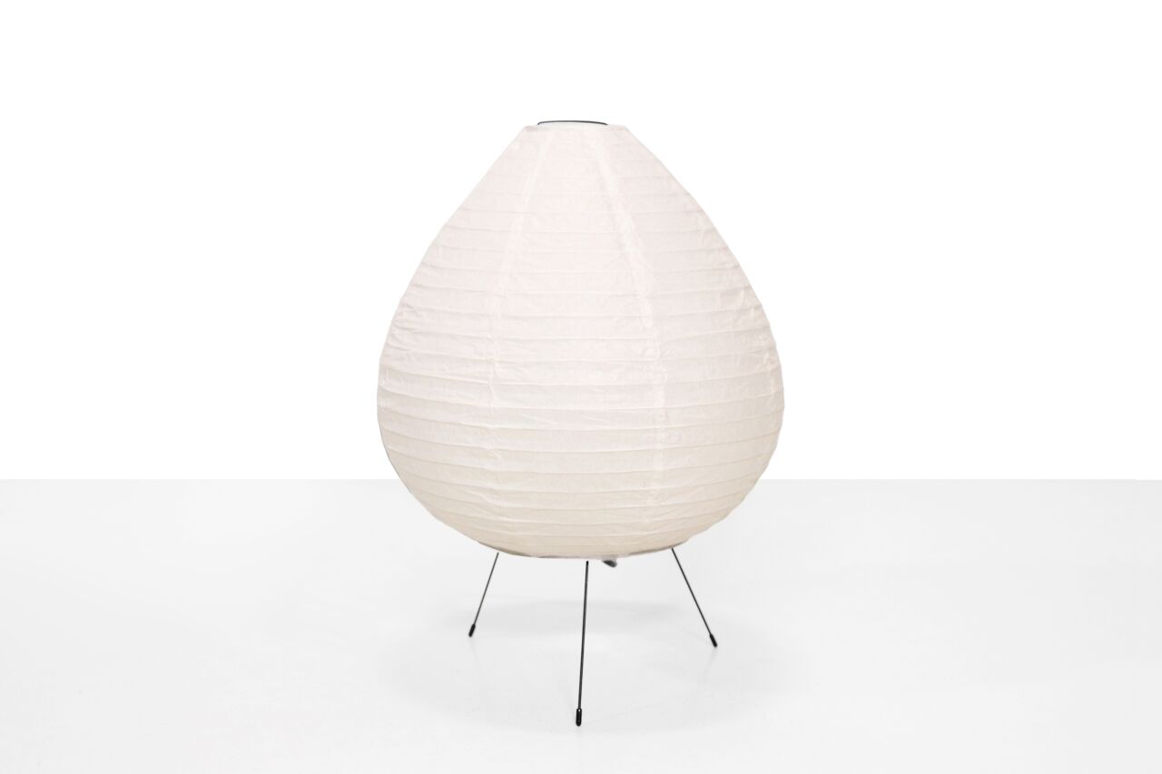 White paper table lamp