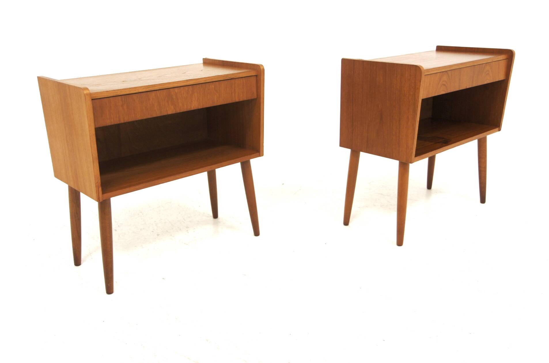 Set of 2 teak bedside tables, Sweden, 1960
